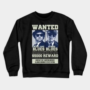 Wanted - The Blues Brothers Crewneck Sweatshirt